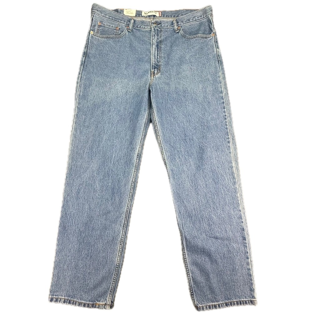 Levi's 550 Jeans Mens 40x32 Blue Relaxed Fit‎ Denim Medium Wash Y2K Deadstock